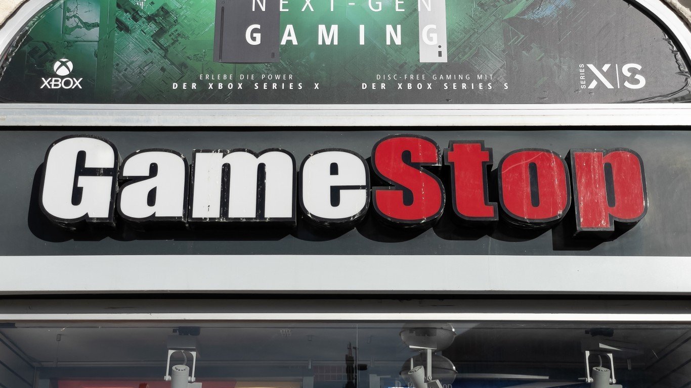 GameStop Revenue Down 37% In Five Years